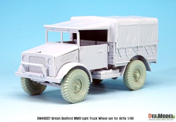 British Bedford MWD Light Truck Wheel set (for Airfix 1/48) детальное изображение Смоляные колёса Афтермаркет