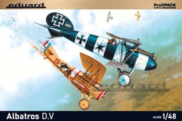 Збірна модель 1/48 Німецький винищувач Albatros D. V Eduard 8113 детальное изображение Самолеты 1/48 Самолеты