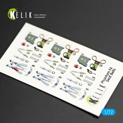 F-4J &quot;Phantom II&quot; 3D interior decal for FineMolds kit 1/72 KELIK K72006 детальное изображение 3D Декали Афтермаркет