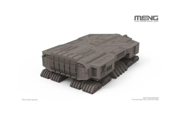 Збірна модель 1/500 Dune Spice Harvester Meng SS-020 детальное изображение Фантастика Космос