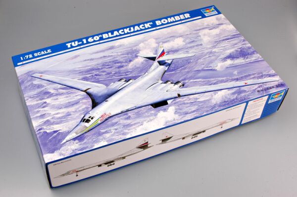 Збірна модель літака ТУ-160 Блекджек Бомбер детальное изображение Самолеты 1/72 Самолеты