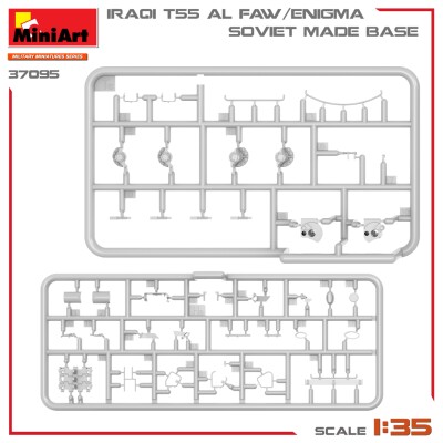 Збірна модель 1/35 Іракський танк Т-55А AL FAW/Enigma MiniArt 37095 детальное изображение Бронетехника 1/35 Бронетехника