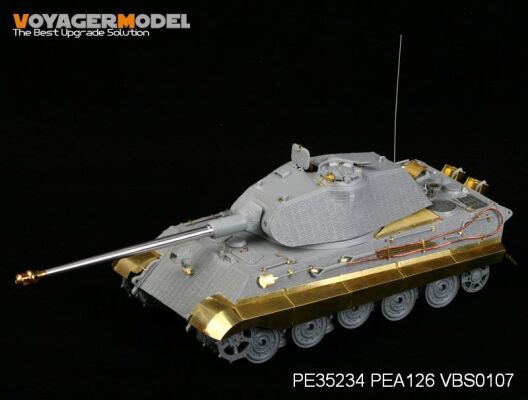 1/35 WWII German King Tiger (Porsche Turret)  (For DRAGON Kit) детальное изображение Фототравление Афтермаркет