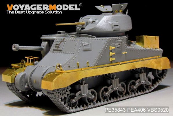 WWII British Grant Medium Tank basic(for TAKOM  2086) детальное изображение Фототравление Афтермаркет