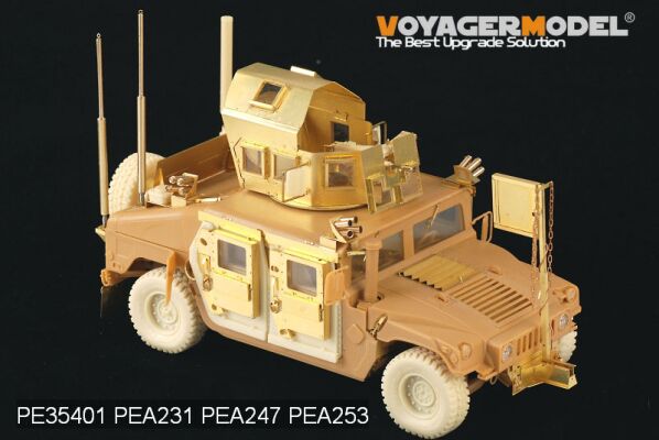 1/35 Modern HUMVEE Electronic Antennas Set (For All)  детальное изображение Фототравление Афтермаркет