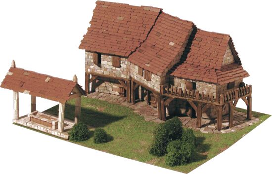 Ceramic constructor - country stone house (CASAS RURALES - RURAL HOUSES) детальное изображение Керамический конструктор  Конструкторы