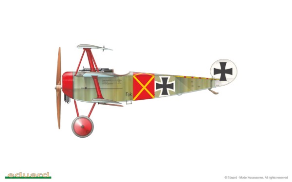 Scale model 1/48 Triplane Fokker Dr.I Eduard 8162 детальное изображение Самолеты 1/48 Самолеты