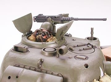 Збірна модель 1/35 Американський танк M4A3 Sherman з гарматою 75-мм Tamiya 35250 детальное изображение Бронетехника 1/35 Бронетехника