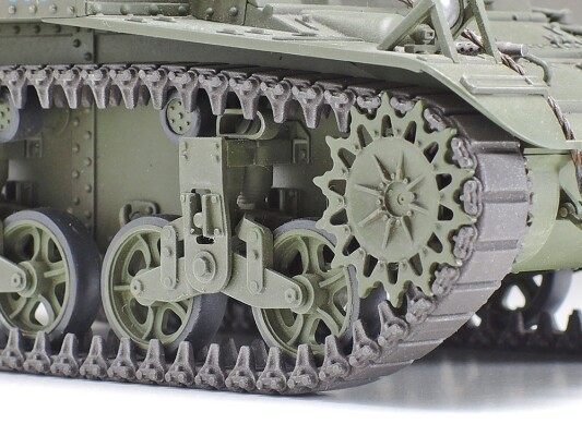 Збірна модель 1/35 американський легкий танк M3 Stuart (пізнє виробництво) Tamiya 35360 детальное изображение Бронетехника 1/35 Бронетехника