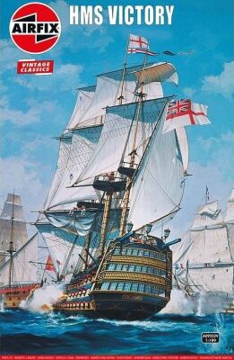 Сборная модель 1/180 парусный корабль HMS Victory Vintage Classics Аирфикс A09252V детальное изображение Парусники Флот