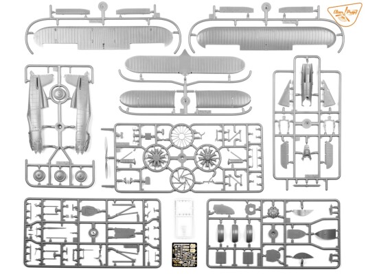 Сборная модель 1/48 Самолет F4B-4 Морской пехоты США Clear Prop CP4827 детальное изображение Самолеты 1/48 Самолеты