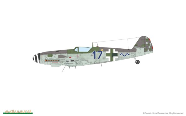 Сборная модель 1/48 Немецкий истребитель Bf 109G-14/AS Эдуард 82162 детальное изображение Самолеты 1/48 Самолеты