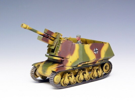 Сборная модель 1/35 Немецкая САУ 39(H) 10.5cm LeFH18(Sf) auf Geschutzwagen Трумпетер 00353 детальное изображение Бронетехника 1/35 Бронетехника