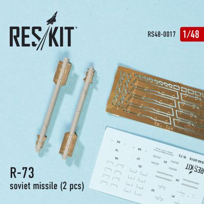 R-73 soviet missile (2 pcs) (1/48) детальное изображение Наборы деталировки Афтермаркет