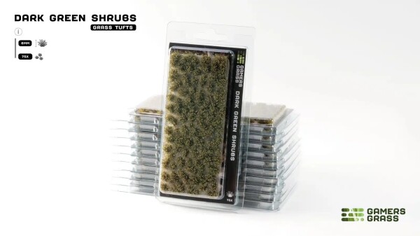 Набір пучків трави темно-зелені кущі Dark Green Shrubs 6мм Gamers Grass GGFS-DAG детальное изображение Наборы деталировки Диорамы