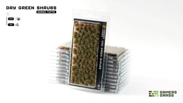 Набір пучків трави сухі зелені кущі  Dry Green Shrubs 6мм Gamers Grass GGFS-DRG детальное изображение Наборы деталировки Диорамы
