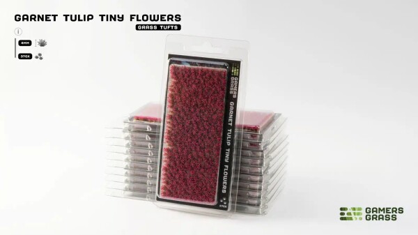 Набір пучків трави червоні тюльпани Garnet Tulip Tiny Flowers 4мм Gamers Grass GGFS-GT детальное изображение Наборы деталировки Диорамы