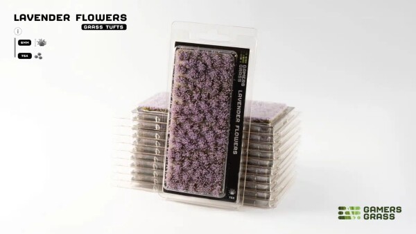 Набір пучків трави квітки лаванди Lavender Flowers 6мм Gamers Grass GGFS-LAV детальное изображение Наборы деталировки Диорамы