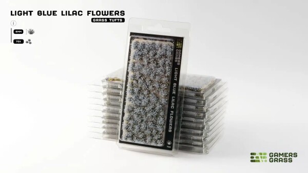 Набір пучків трави блакитний бузок Light Blue Lilac Flowers 6мм Gamers Grass GGFS-LBL детальное изображение Наборы деталировки Диорамы