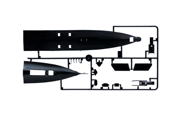 Збірна модель 1/72 Літак SR - 71 Black Bird with Drone Italeri 0145 детальное изображение Самолеты 1/72 Самолеты