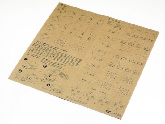 Set 1/35 American cardboard boxes 10in1 (WWII) Tamiya 12689 детальное изображение Аксессуары Диорамы