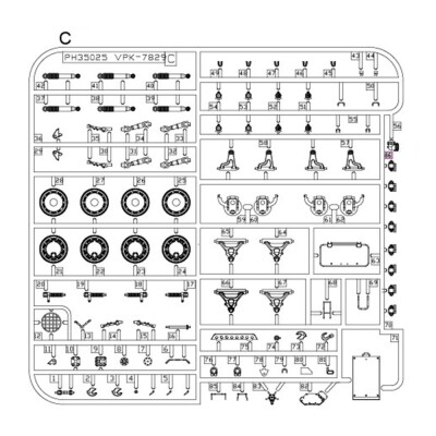 Збірна модель 1/35 Бронетранспортер VPK-7829 Bumerang (Object K-16) Zimi PH35025 детальное изображение Бронетехника 1/35 Бронетехника