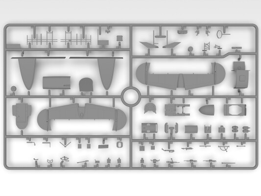 Збірна модель 1/48 Британський бомбардувальник HP.52 Hampden B.Mk.I ICM 48352 детальное изображение Самолеты 1/48 Самолеты