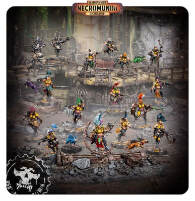 Ігровий набір Warhammer - NECROMUNDA: ESCHER UNDERHIVE CREW детальное изображение Necromunda WARHAMMER 40,000