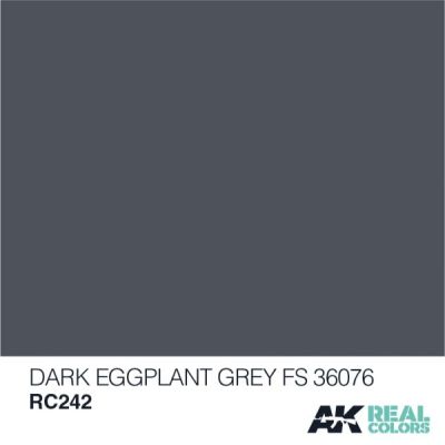 Dark EggPlant Grey FS36076 / Темно-баклажанний сірий детальное изображение Real Colors Краски