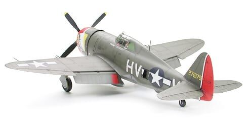 Збірна модель 1/48 Винищувач P-47D &quot;Thunderbolt&quot; 'RAZORBACK' Tamiya 61086 детальное изображение Самолеты 1/48 Самолеты