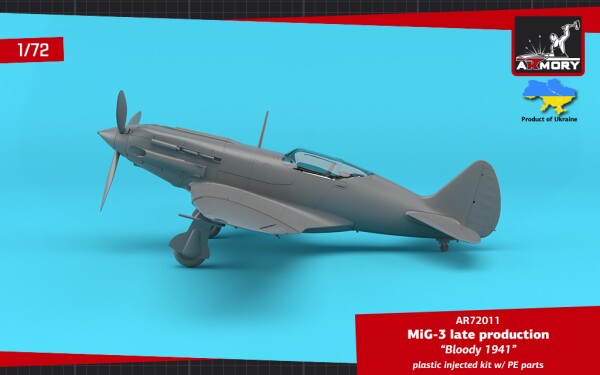 Сборная модель 1/72 Истребитель МиГ-3 поздний – «Кровавый 1941» Armory Models Group 72011 детальное изображение Самолеты 1/72 Самолеты