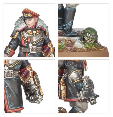 Игровой набор Warhammer 40000 - ASTRA MILITARUM - COMMISSAR GRAVES детальное изображение Имперская Гвардия Армии Империума