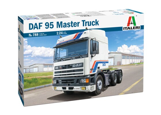 Scale model 1/24 truck / tractor DAF 95 Master Truck Italeri 788 детальное изображение Грузовики / прицепы Гражданская техника