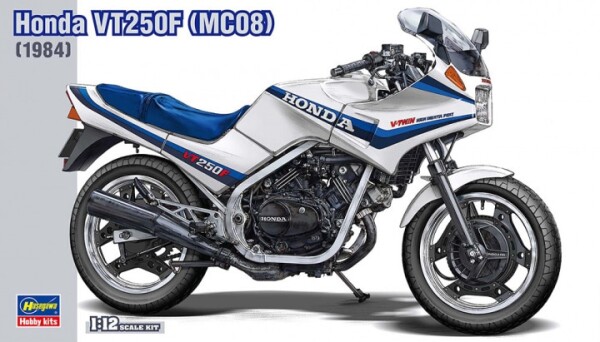 Збірна модель 1/12 Мотоцикл Honda VT250F (MC08) Hasegawa 21514 детальное изображение Мотоциклы Гражданская техника