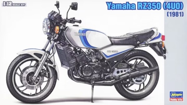 Збірна модель 1/12 Мотоцикл Yamaha RZ350 (4U0) (1981) Hasegawa 21515 детальное изображение Мотоциклы Гражданская техника