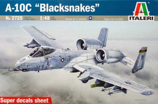 Збірна модель 1/48 Літак A-10C Blacksnakes Italeri 2725 детальное изображение Самолеты 1/48 Самолеты