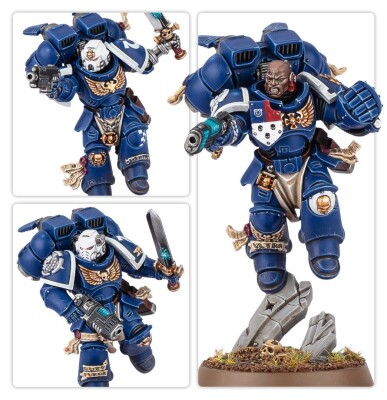 Игровой набор Warhammer 40000 - SPACE MARINES: VANGUARD VETERAN SQUAD W/JUMP PACKS детальное изображение Ультрамарины Космические Десантники
