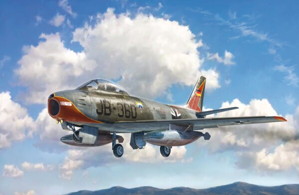 Збірна модель 1/48 Літак F-86E Sabre Italeri 2799 детальное изображение Самолеты 1/48 Самолеты