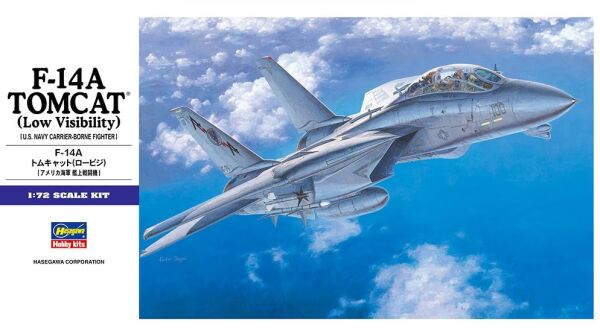 Assembled model of F-14A TOMCAT (Low Visibility) E2 1:72 детальное изображение Самолеты 1/72 Самолеты