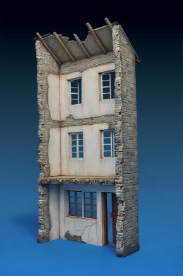 Немецкий разрушенный гостиный дом детальное изображение Строения 1/35 Диорамы