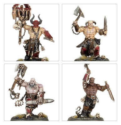 Warhammer AGE OF SIGMAR: BLADES OF KHORNE - THE RED REVELATION Game Set детальное изображение Кхорниты Хаос