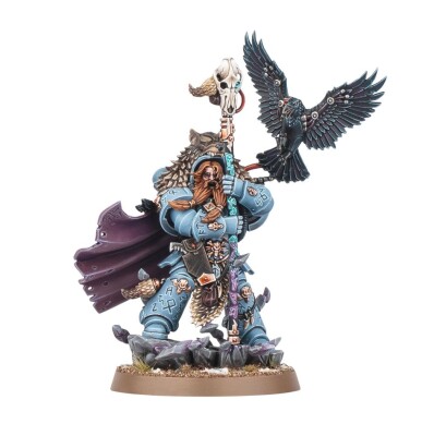 Игровой набор Warhammer 40000 - SPACE WOLVES - NJAL STORMCALLER детальное изображение Космические Волки Космические Десантники