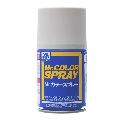 Аэрозольная краска Light Gull Gray / Светло-Серая Mr.Color Spray (100 ml) S11 детальное изображение Краска / грунт в аэрозоле Краски