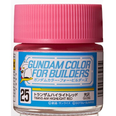 Акрилова фарба на нітро основі Gundam Color (10ml) For Builders / Червоний Акцент Mr.Color UG25 детальное изображение Акриловые краски Краски