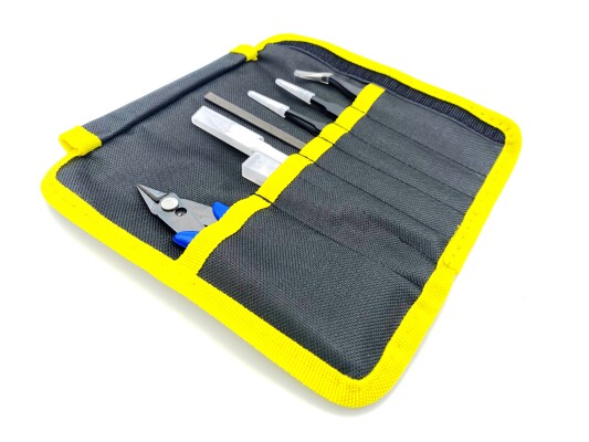 Tool set (nippers, tweezers, needle file, knife, case) детальное изображение Разное Инструменты