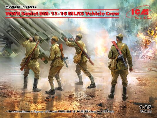 preview WWII Soviet BM-13-16 MLRS Vehicle Crew - Советский экипаж  времен Второй мировой войны БМ-13-16