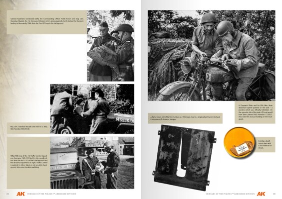 Книга Техника 1-й Польской бронетанковой дивизии – путеводитель по камуфляжу AK-interactive AK130010 детальное изображение Обучающая литература Книги