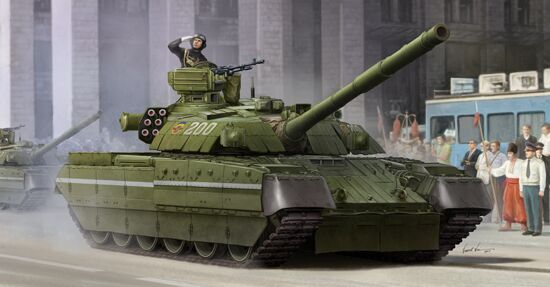 Scale model 1/35 Ukrainian Main Battle Tank T-84 Trumpeter 09511 детальное изображение Бронетехника 1/35 Бронетехника