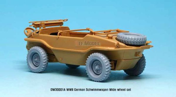 Schwimmwagen Wide Tire(continental)-Sagged(for Tamiya 1/35) детальное изображение Смоляные колёса Афтермаркет