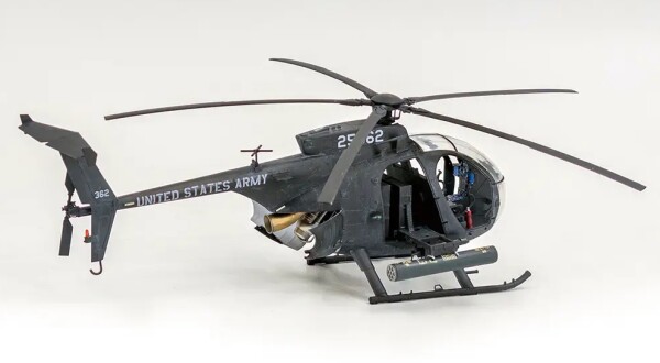 Збірна модель 1/35 Вертоліт AH-6J Little Bird 'NIGHTSTALKERS' Zimi Model ZM50001 детальное изображение Вертолеты 1/35 Вертолеты